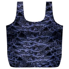 Alien Entrails Dark Print Design Full Print Recycle Bag (xl) by dflcprintsclothing