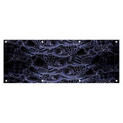 Alien Entrails Dark Print Design Banner And Sign 8  X 3 