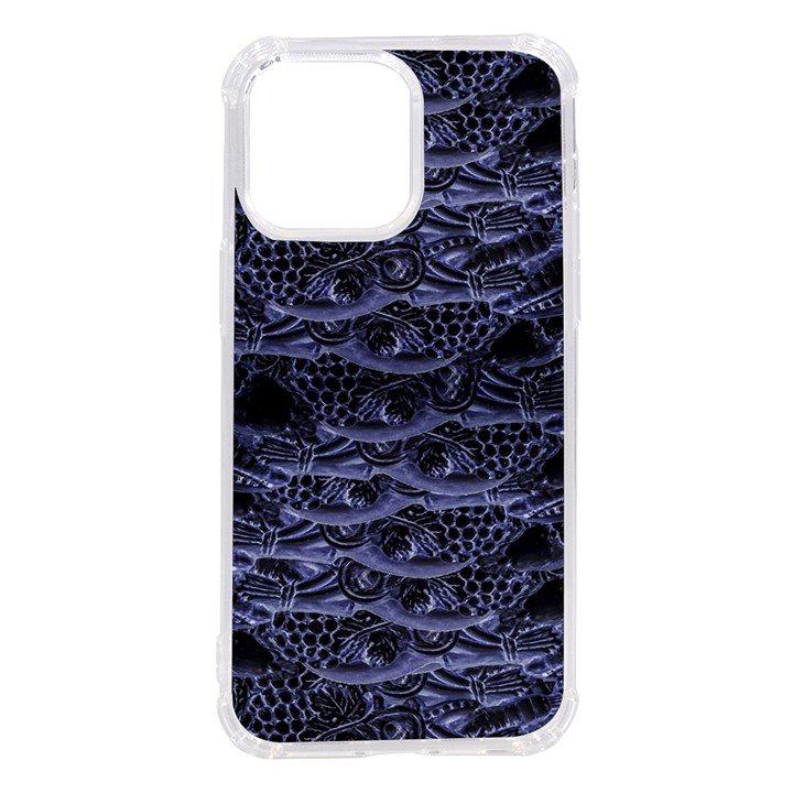 Alien Entrails Dark Print Design iPhone 14 Pro Max TPU UV Print Case