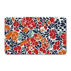 Colorfuleclecticfloralpattern Magnet (rectangular)