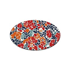 Colorfuleclecticfloralpattern Sticker Oval (10 Pack)