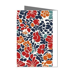 Colorfuleclecticfloralpattern Mini Greeting Cards (pkg Of 8)