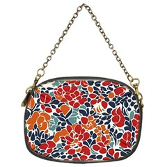 Colorfuleclecticfloralpattern Chain Purse (two Sides)