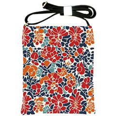 Colorfuleclecticfloralpattern Shoulder Sling Bag