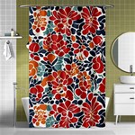 Colorfuleclecticfloralpattern Shower Curtain 48  x 72  (Small)  Curtain(48  X 72 )