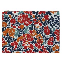 Colorfuleclecticfloralpattern Cosmetic Bag (xxl)