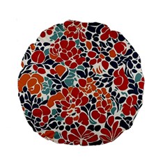 Colorfuleclecticfloralpattern Standard 15  Premium Round Cushions