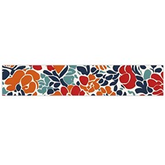 Colorfuleclecticfloralpattern Large Premium Plush Fleece Scarf 