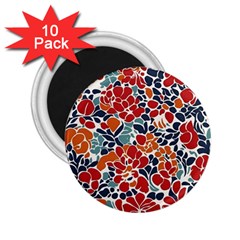 Colorfuleclecticfloralpattern 2 25  Magnets (10 Pack) 