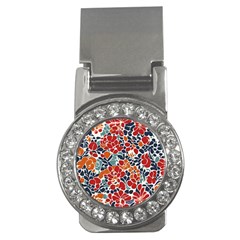 Colorfuleclecticfloralpattern Money Clips (cz) 