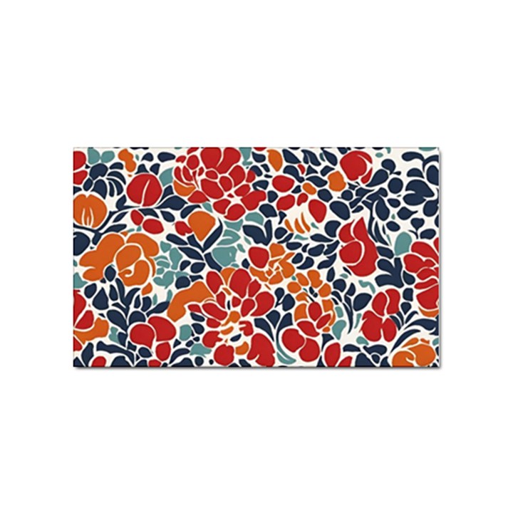 Colorfuleclecticfloralpattern Sticker Rectangular (10 pack)