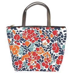 Colorfuleclecticfloralpattern Bucket Bag