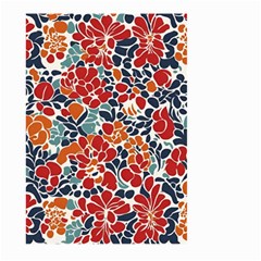 Colorfuleclecticfloralpattern Large Garden Flag (two Sides)