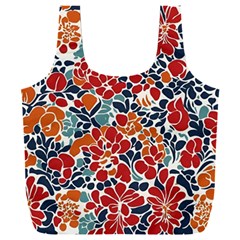 Colorfuleclecticfloralpattern Full Print Recycle Bag (xxl) by BellaVistaTshirt02