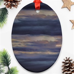 Twilight Serenade Print Ornament (oval)