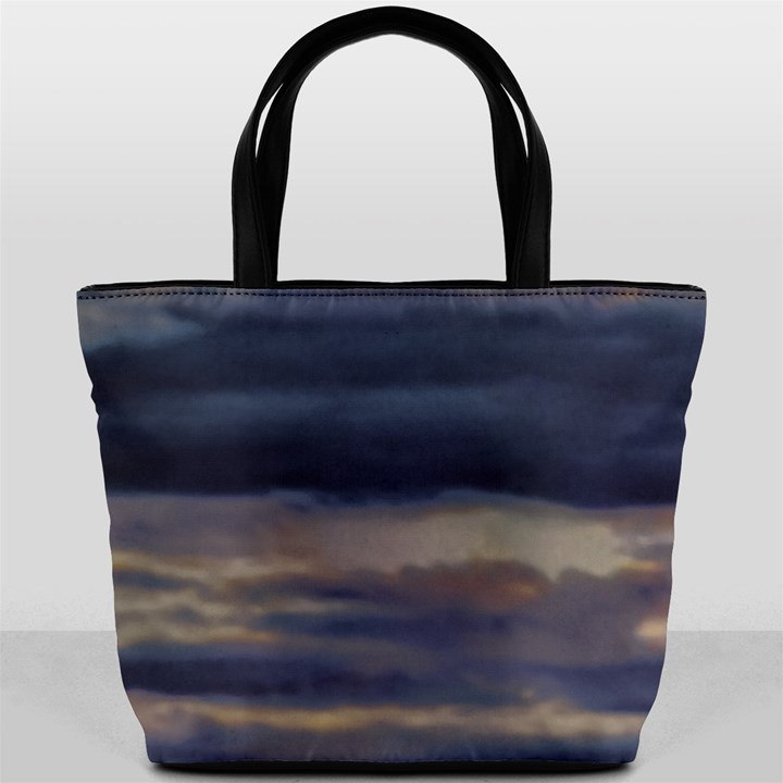 Twilight Serenade Print Bucket Bag