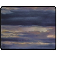 Twilight Serenade Print Two Sides Fleece Blanket (medium) by dflcprintsclothing