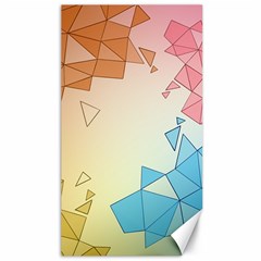 Background Pastel Geometric Lines Canvas 40  X 72 