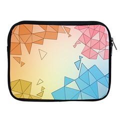 Background Pastel Geometric Lines Apple Ipad 2/3/4 Zipper Cases by anzea