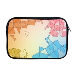 Background Pastel Geometric Lines Apple Macbook Pro 17  Zipper Case