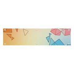 Background Pastel Geometric Lines Banner And Sign 4  X 1 