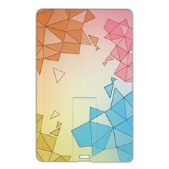 Background Pastel Geometric Lines Name Card Style Usb Flash Drive