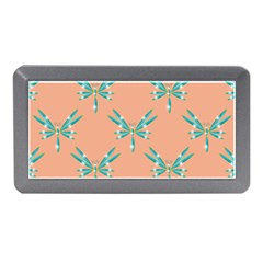 Turquoise Dragonfly Insect Paper Memory Card Reader (mini) by anzea