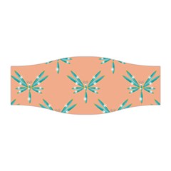 Turquoise Dragonfly Insect Paper Stretchable Headband by anzea