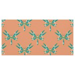 Turquoise Dragonfly Insect Paper Banner and Sign 8  x 4  Front