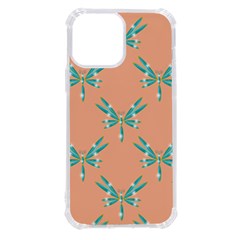 Turquoise Dragonfly Insect Paper Iphone 13 Pro Max Tpu Uv Print Case by anzea