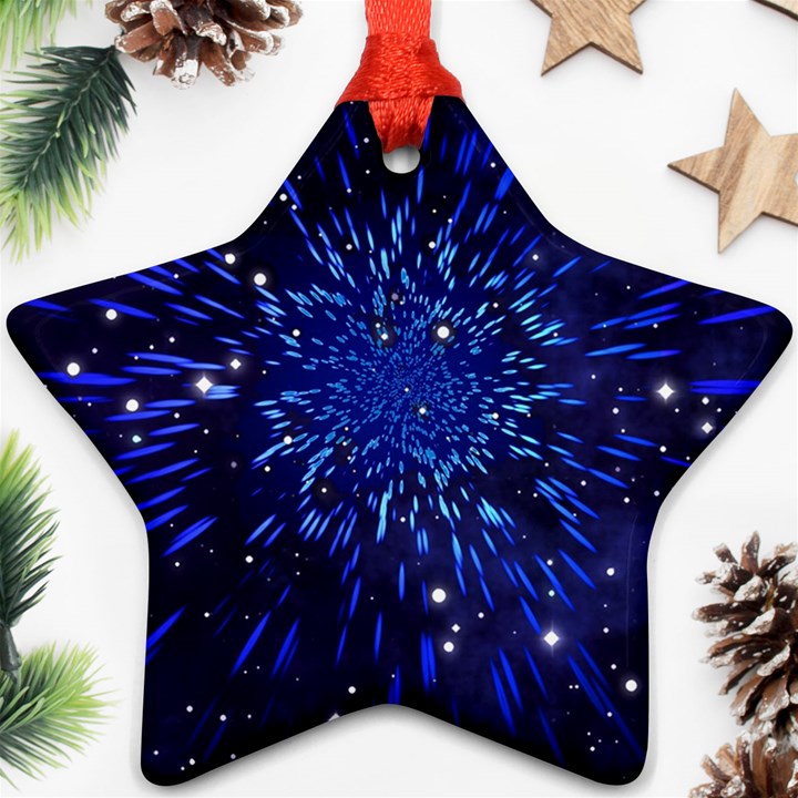 Star Universe Space Starry Sky Star Ornament (Two Sides)