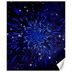 Star Universe Space Starry Sky Canvas 8  X 10  by anzea