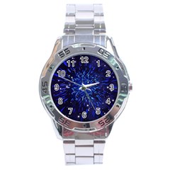 Star Universe Space Starry Sky Stainless Steel Analogue Watch by anzea