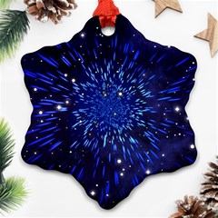 Star Universe Space Starry Sky Ornament (snowflake)