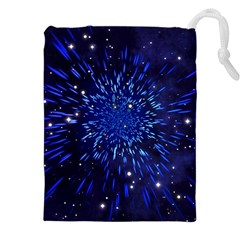 Star Universe Space Starry Sky Drawstring Pouch (5xl) by anzea