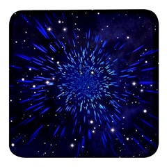 Star Universe Space Starry Sky Square Glass Fridge Magnet (4 Pack) by anzea