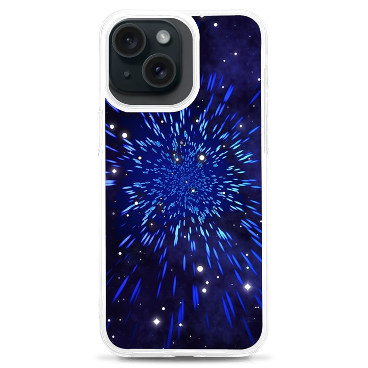 Star Universe Space Starry Sky iPhone 15 Plus TPU UV Print Case