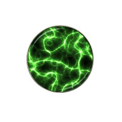 Lightning Electricity Pattern Green Hat Clip Ball Marker (10 Pack) by anzea