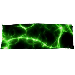 Lightning Electricity Pattern Green Body Pillow Case (dakimakura) by anzea