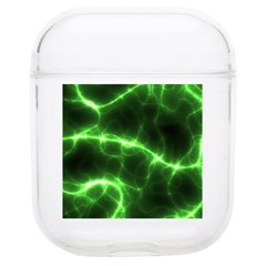 Lightning Electricity Pattern Green Soft Tpu Airpods 1/2 Case by anzea