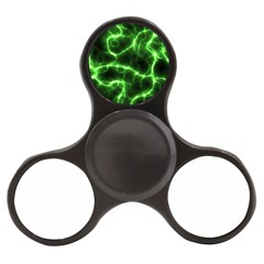 Lightning Electricity Pattern Green Finger Spinner by anzea