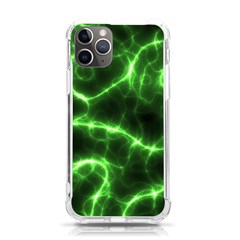 Lightning Electricity Pattern Green Iphone 11 Pro 5 8 Inch Tpu Uv Print Case by anzea