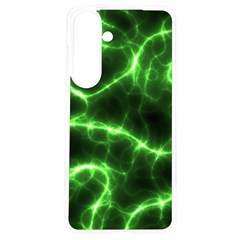 Lightning Electricity Pattern Green Samsung Galaxy S24 6 2 Inch Tpu Uv Case