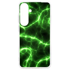 Lightning Electricity Pattern Green Samsung Galaxy S24 Ultra 6 9 Inch Tpu Uv Case