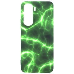 Lightning Electricity Pattern Green Samsung Galaxy S24 Plus 6 7 Inch Black Tpu Uv Case