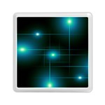 Light Shining Lighting Blue Night Memory Card Reader (Square) Front