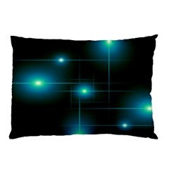 Light Shining Lighting Blue Night Pillow Case (two Sides) by anzea