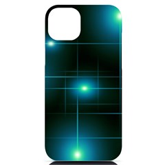 Light Shining Lighting Blue Night Iphone 14 Plus Black Uv Print Case by anzea