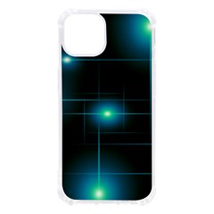 Light Shining Lighting Blue Night Iphone 13 Tpu Uv Print Case by anzea