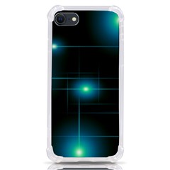 Light Shining Lighting Blue Night Iphone Se by anzea